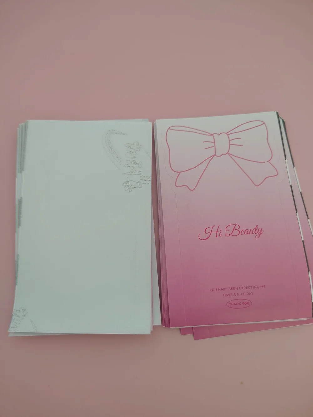 50 Pcs- Hi Beauty Pink Ombre Box Sealing Stickers